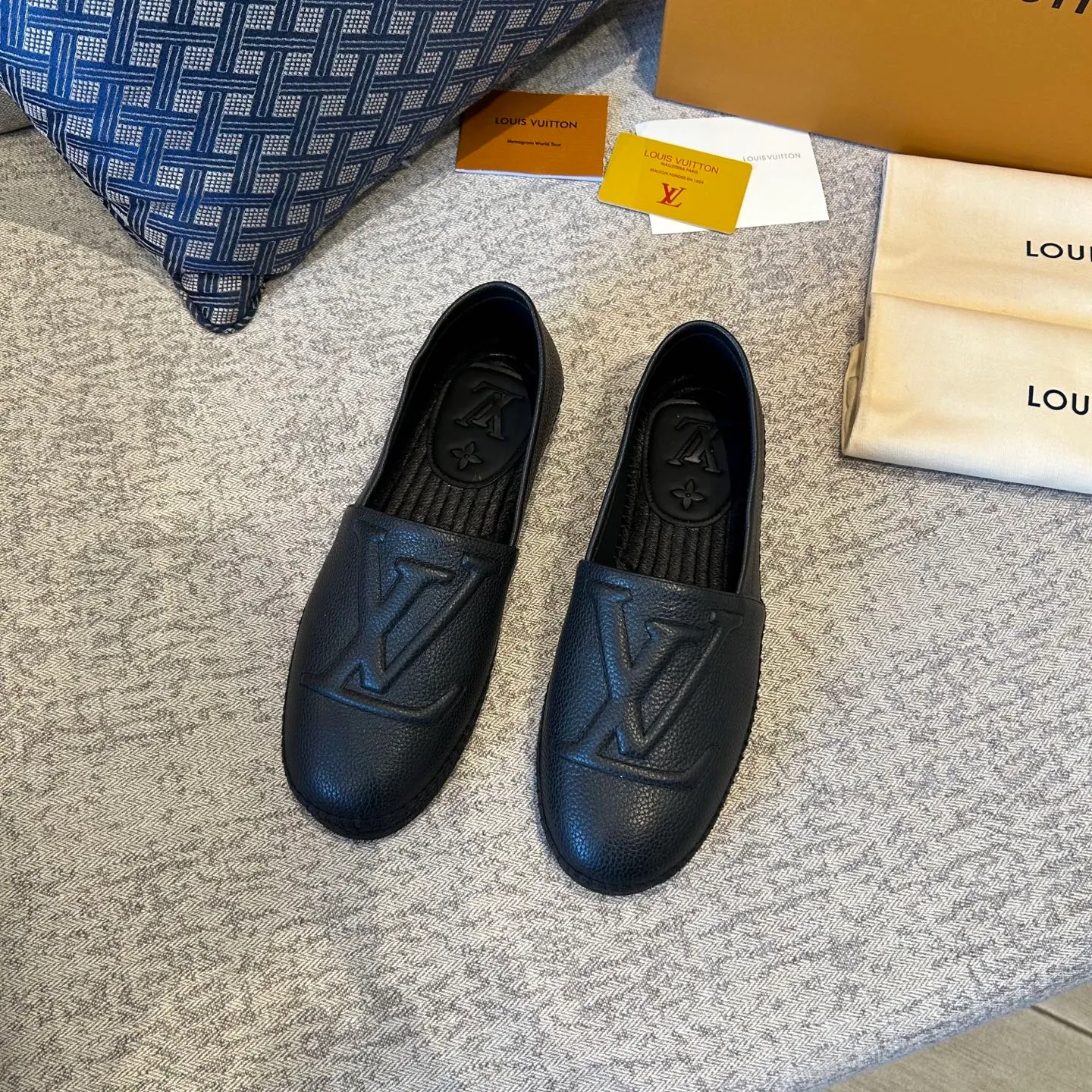 [L Family] Top P: 720💰-Size: 39-44 (customized at 38.45.46) L Family Freesstyle Men's Fisherman Shoes. 2026 Overseas🎆🎆[Spring and Summer New Style: Lv Fisherman Shoes] Material: calf suede, cowhide𥚃, rubber injection process, hemp rope with rubber outsole.